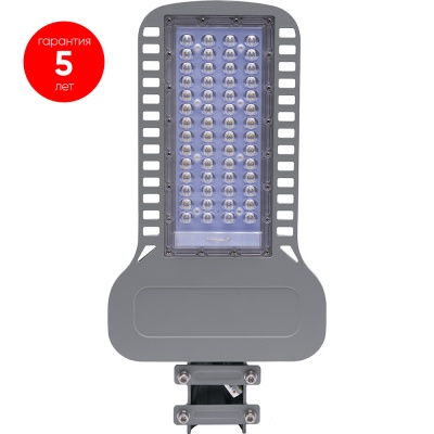 Уличный светодиодный светильник FERON SP3050 80W 4000K  AC230V/ 50Hz цвет серый (IP65)