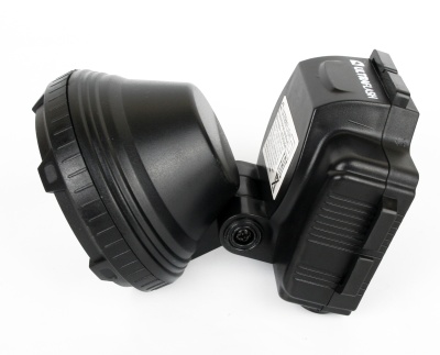 Фонарь ULTRAFLASH LED5364 налобный аккум., черный 0.5В LED 2режима, пластик (1/90)