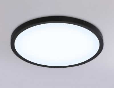 Cветильник Ambrella FZ1961 BK черный IP54 40W 5000K D470*15 (Без ПДУ)