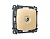 MO613010 Комплект механизма TV розетки оконечной OMEGA Шампань 50-870 MHz 1dB QUANT (OP6130, VM202)