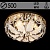 Люстра 55789/500 CR хром 5х40W E14 LED-WT ПДУ d500 h250, SDA22