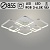 Люстра DK06019B/6 PR WH+SL белый/серебро 196W+10W LED RGB 3000-6500K d855 ПДУ(ИК) диммер, HN23