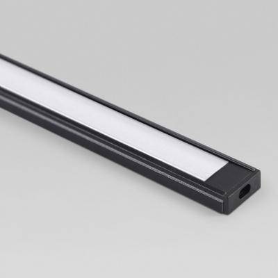 Накладной алюминиевый профиль Elektrostandard LL-2-ALP006 черный/белый для LED ленты (до 11mm)