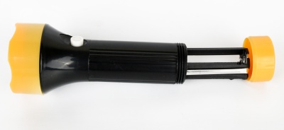 Фонарь ULTRAFLASH 5002-ТН 4LED 3XR03 черный, пластик, блистер-пакет (25)