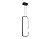 Светильник подвесной Ambrella FL66363 BK черный 19W 4200K 190*80*1000