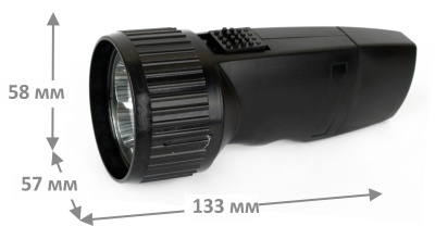 Фонарь ULTRAFLASH LED3859 аккум. 220В, черный, 5 LED, SLA, пластик, коробка