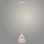 Подвес 27380/1HQ WT белый 1х60W E27 h1000, KK23