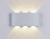 Светильник настенный Ambrella FW143 WH/S белый/песок LED 3000K 10W 167*80*40 Настенный