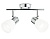 Спот настенно-потолочный AMBRELLA TR3963/2 CH/FR хром/белый матовый E27*2 max 40W 200*105*200