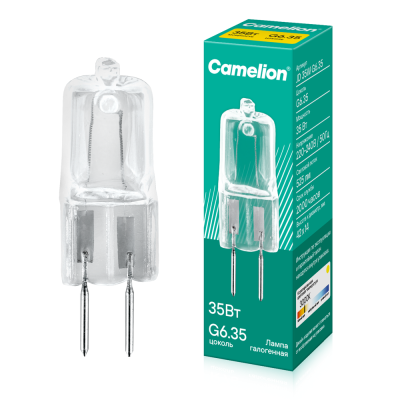 Лампа CAMELION JD 35W 220V G6.35 (10/100)
