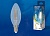 Лампа светодиодная UNIEL LED-C35-9W/3000K/E14/CL/DIM GLA01TR картон
