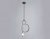 Светильник подвесной светодиодный Ambrella FL66435 BK черный 4200K 13W 240*60*1580 (Без ПДУ)