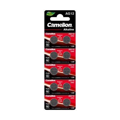 Батарейка CAMELION G12 BL-10 Mercury Free (AG12-BP10(0%Hg) 386A/LR43/186 для часов()