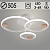 Люстра DK06343/3 PR WT+WOOD белый/дерево 78W LED 3000K-6000K d505 ПДУ(ИК) диммер, HN24