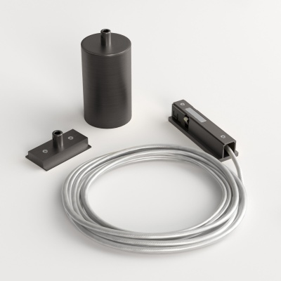 Titan Line Подвесной комплект для подключения трековой системы освещения к питанию 85009/00 титан