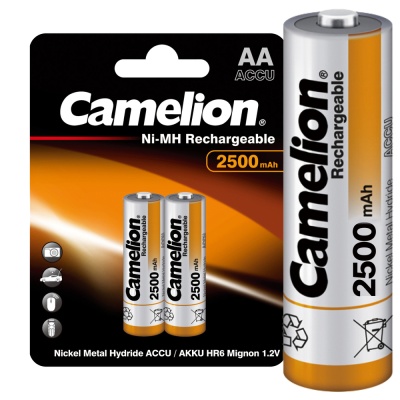 Аккум-р CAMELION AA-2500mAh Ni-Mh BL-2, 1.2B (24/384)