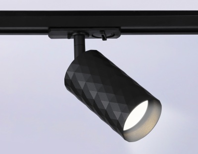 Трековый светильник со сменной лампой GL5133 BK черный GU10 max 12W AMBRELLA