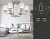 Люстра потолочная Ambrella TR4418/6 CH/CL/FR хром/прозрачный/белый матовый E27*6 max 40W D748*463