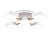 Светильник светодиодный AMBRELLA FL4881/5 WH/WD белый/дерево 90W 3000-6000K 675*675*110 (без ПДУ)