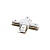 Соединитель VOLPE UBX-Q121 K41 WHITE 1 POLYBAG Х-образный, Белый, (полиэт.пакет)