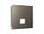 AP6420 Лицевая панель ALFA (Темная бронза матовый) для компьютерной/телеф розетки RJ-45/RJ-11 QUANT