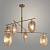 Люстра 40498/6 BRASS латунь 6х60W E14 d900 h686, SJNG23