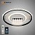 Люстра светодиодная ESTARES MOND 60W 5DL 2RL-APP-410x60-BLACK/WHITE/CRYSTAL-220-IP20  Управляемая