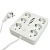 Удлинитель 6-местный c/з 3x1 мм2, 1,8 м, 250В, 10А, 4USB+2Type-C 2,4А, серия Home, белый STEKKER HM0