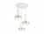 Светильник подвесной светодиодный Ambrella FA9492/3 WH/CH белый/хром 54W 4200K D460*790 (без ПДУ)