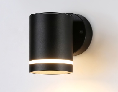 Светильник уличный настенный архитектурный ST3327 BK черный IP54 GX53 max 15W 110*85*125