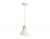 Светильник подвесной в стиле лофт Ambrella TR8195 WH/LW белый/светлое дерево E27 max 40W D230*935