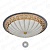 Светильник ESTARES  on/off  CASABLANCA  GOLD 72W R-515-WHITE-220-IP20