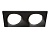 Светильник встраиваемый поворотный точечный TN51920/2 BK черный GX53 max 12W 220*115*23