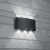 Светильник FERON DH101  6*1W, 450Lm, 3000K, черный IP54 (20) 