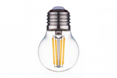Лампа светодиодная Фарлайт нитевидная прозрачная шар G45 7Вт 6500К E27 