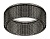 Насадка передняя D85 N8484 BK тонированный D85*H35mm Out30mm GX53