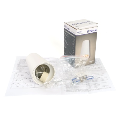 Светильник FERON ML185 MR16 35W 230V, белый 
