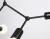 Потолочный светильник в стиле лофт Ambrella TR8033/4 BK черный E27*4 max 40W D670*440