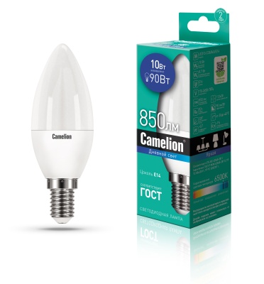 Лампа CAMELION LED10-C35/865/E14 220V 10W ()