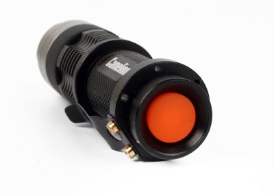 Фонарь CAMELION LED 5135 черный, LED XPE, ZOOM, 3 реж 1XLR6 в компл., алюм.,откр. блистер