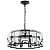 713267 Люстра NOVARA 6x40W E14 ЧЕРНЫЙ МАТОВЫЙ
