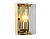 Светильник настенный Ambrella TR5157 GD/CL золото/прозрачный E14/1 max 40W 210*130*100