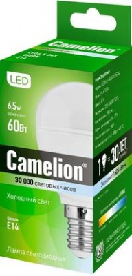 Лампа CAMELION LED6.5-G45/845/E14 220V 6.5W (1/10/100)