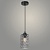 Подвес MDM4810/1HQ BK+MSG черный 1х60W E27 d120 h1420, XLD22