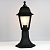Садово-парковый светильник General GPF-E27-M-IP65 Черный Средний Пушкинский