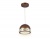 Светильник подвесной светодиодный Ambrella FA9495 CF/CH кофе/хром 4200K 18W D200*670 (без ПДУ)