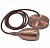 Патрон декоративный HOROZ 021-008-0001 Е27 1м Красная медь, на подвесе WEBER
