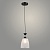 Подвес N5861/1HQ BK черный 1х40W Е27 d140 h800, QH23