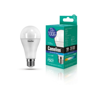 Лампа CAMELION LED13-A60/865/E27 220V 13W (1/10/100)