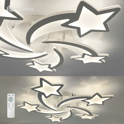 Люстра светодиодная ESTARES ROOM star 100W 5S-APP-695x70-WHITE/WHITE-220-IP20 Управляемая
